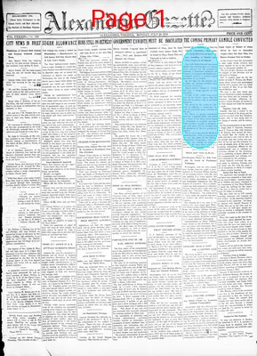 Page thumbnail for Alexandria Gazette