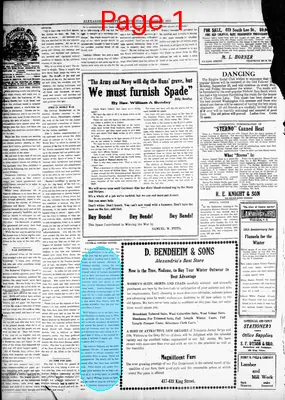 Page thumbnail for Alexandria Gazette