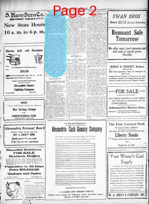 Page thumbnail for Alexandria Gazette