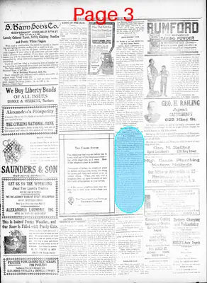 Page thumbnail for Alexandria Gazette