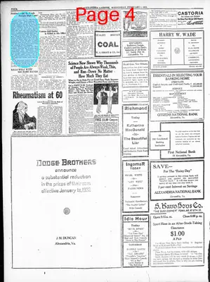 Page thumbnail for Alexandria Gazette