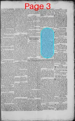 Page thumbnail for Elizabeth Town Gazette