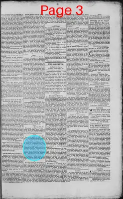 Page thumbnail for Elizabeth Town Gazette