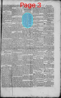 Page thumbnail for Elizabeth Town Gazette