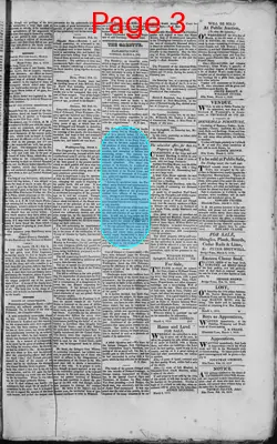 Page thumbnail for Elizabeth Town Gazette