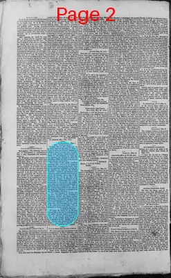 Page thumbnail for Elizabeth Town Gazette