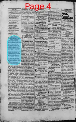 Page thumbnail for Elizabeth Town Gazette