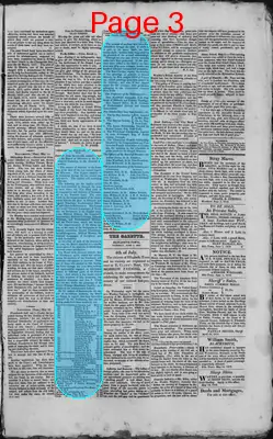 Page thumbnail for Elizabeth Town Gazette