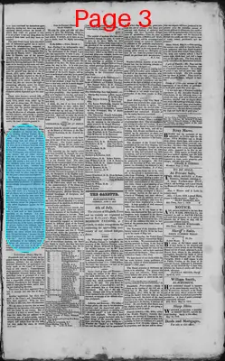 Page thumbnail for Elizabeth Town Gazette
