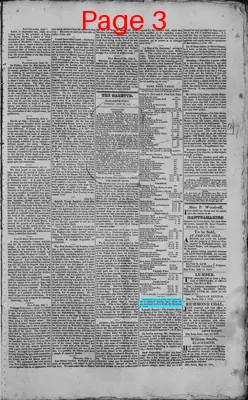 Page thumbnail for Elizabeth Town Gazette