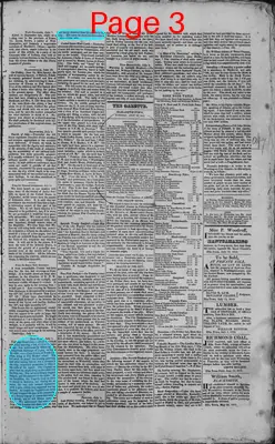 Page thumbnail for Elizabeth Town Gazette