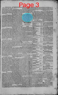 Page thumbnail for Elizabeth Town Gazette