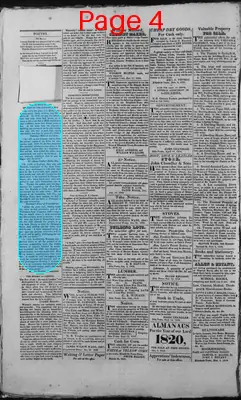 Page thumbnail for Elizabeth Town Gazette