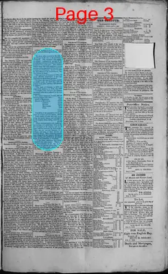 Page thumbnail for Elizabeth Town Gazette