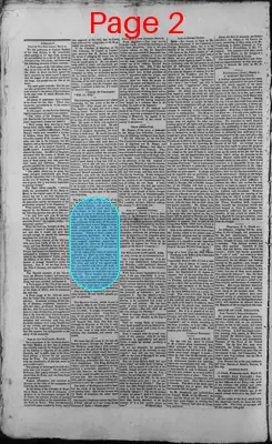 Page thumbnail for Elizabeth Town Gazette