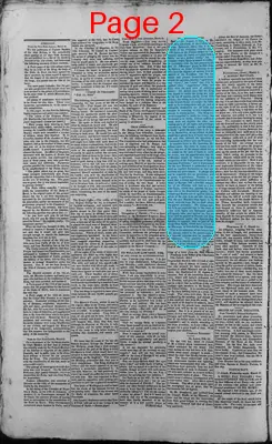 Page thumbnail for Elizabeth Town Gazette