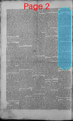 Page thumbnail for Elizabeth Town Gazette