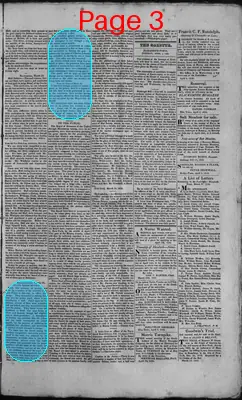 Page thumbnail for Elizabeth Town Gazette