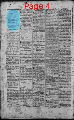 Page thumbnail for Elizabeth Town Gazette