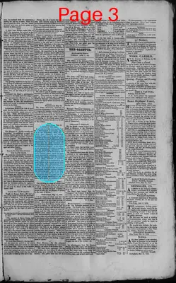 Page thumbnail for Elizabeth Town Gazette