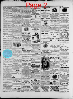 Page thumbnail for The Weekly Shasta Courier