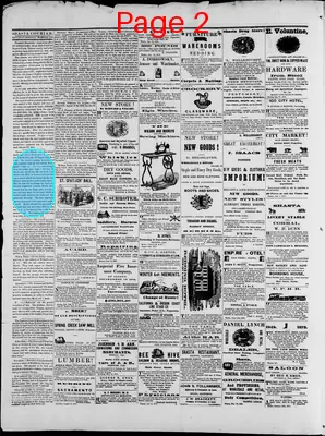 Page thumbnail for The Weekly Shasta Courier
