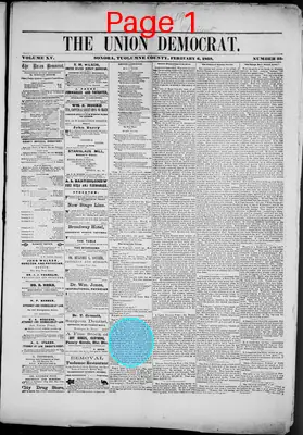 Page thumbnail for The Union Democrat