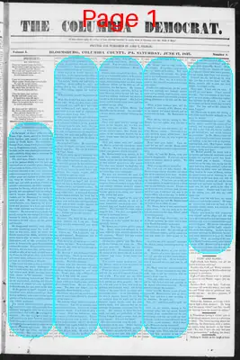 Page thumbnail for The Columbia Democrat