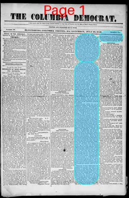 Page thumbnail for The Columbia Democrat