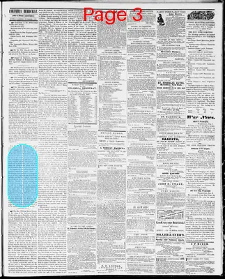 Page thumbnail for Columbia Democrat And Bloomsburg General Advertiser