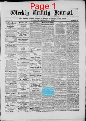 Page thumbnail for Weekly Trinity Journal