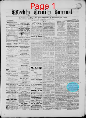 Page thumbnail for Weekly Trinity Journal