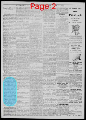 Page thumbnail for Vermont Daily Transcript