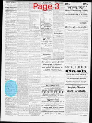 Page thumbnail for Frostburg Mining Journal