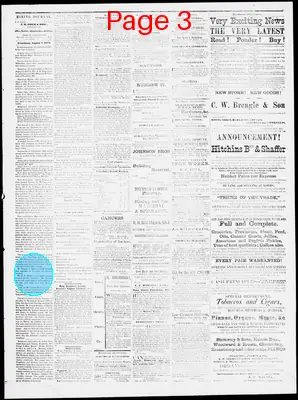 Page thumbnail for Frostburg Mining Journal