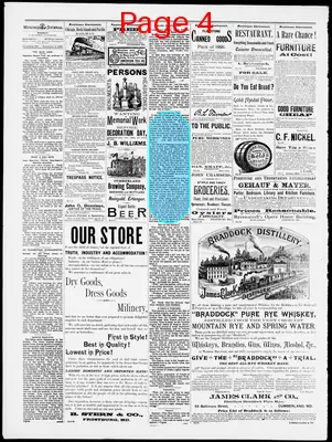 Page thumbnail for Frostburg Mining Journal