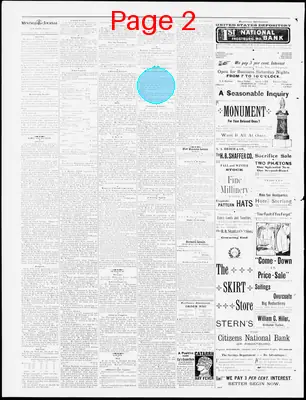 Page thumbnail for Frostburg Mining Journal
