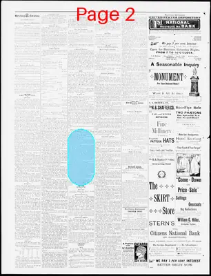 Page thumbnail for Frostburg Mining Journal