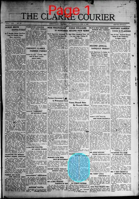 Page thumbnail for Clarke Courier