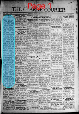 Page thumbnail for Clarke Courier