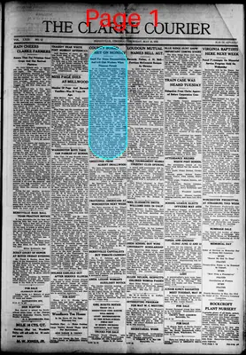 Page thumbnail for Clarke Courier