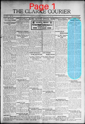 Page thumbnail for Clarke Courier