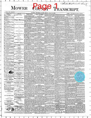 Page thumbnail for Mower County Transcript