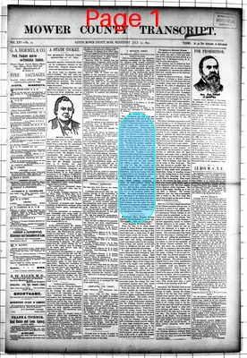 Page thumbnail for Mower County Transcript