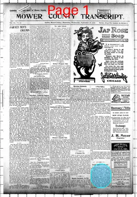 Page thumbnail for Mower County Transcript