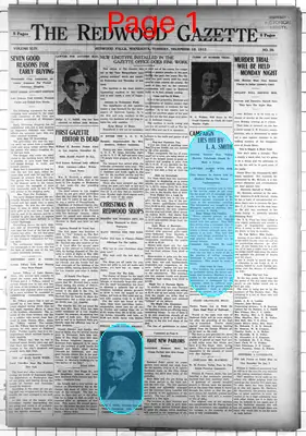 Page thumbnail for The Redwood Gazette