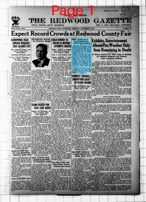 Page thumbnail for The Redwood Gazette