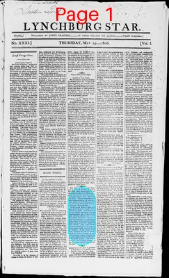 Page thumbnail for Lynchburg Star