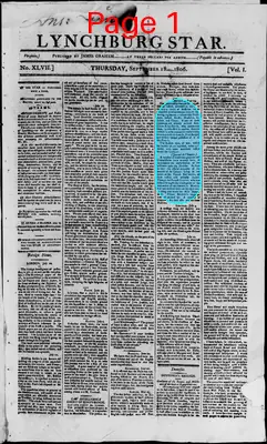 Page thumbnail for Lynchburg Star