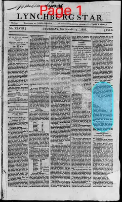 Page thumbnail for Lynchburg Star